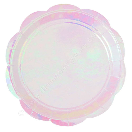 Iridescent Scallop Large Plates