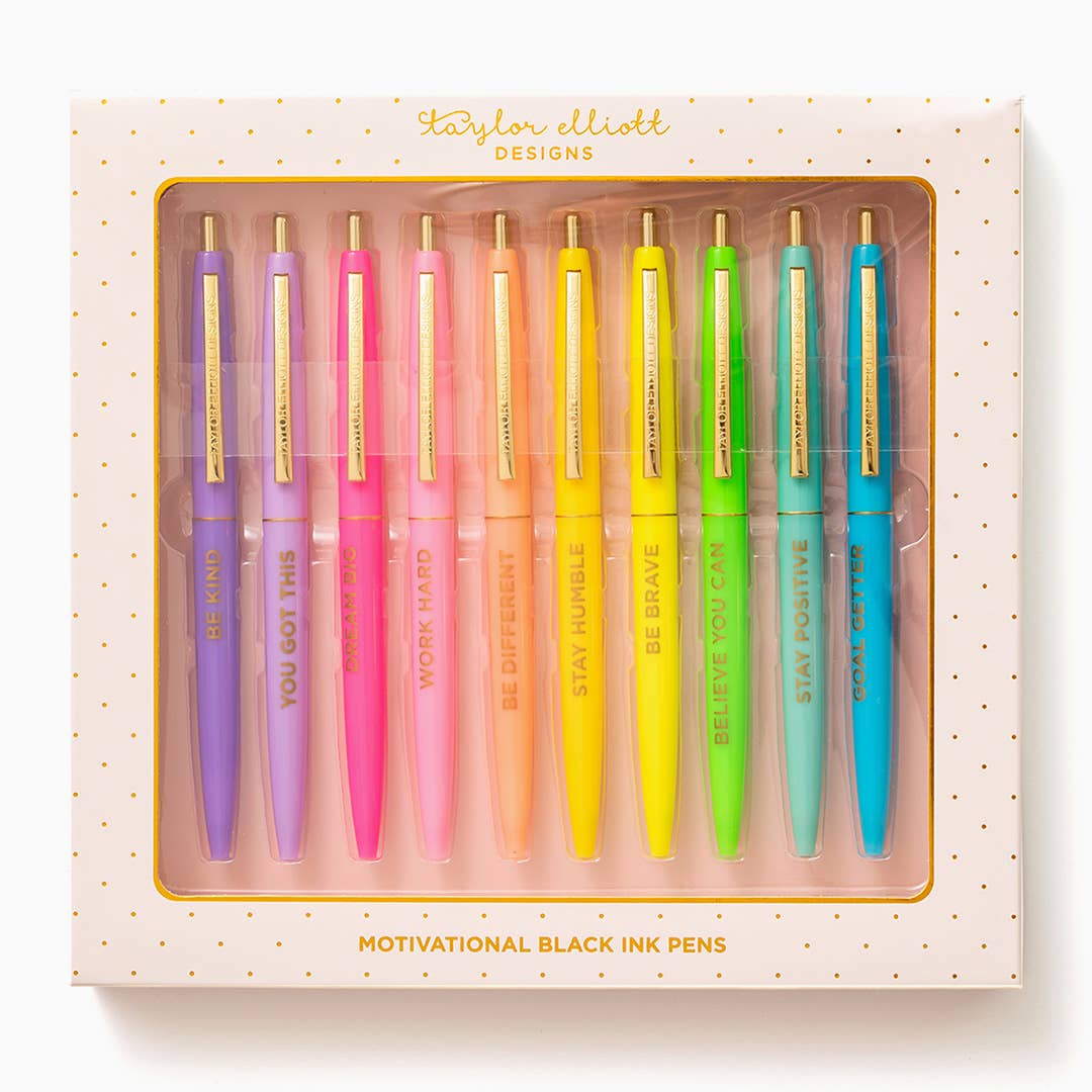 Set of 10 Motivational Pens from Favorite Little Things