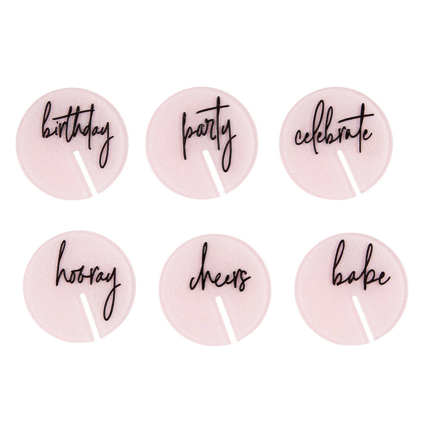 Acrylic Birthday Drink Markers - Favorite Little Things Co