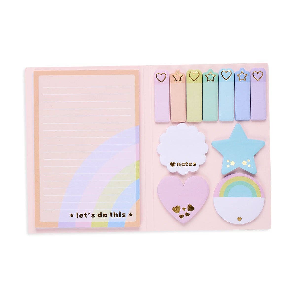 Convenient and colorful Side Notes Sticky Tab Note Pad - Favorite Little Things