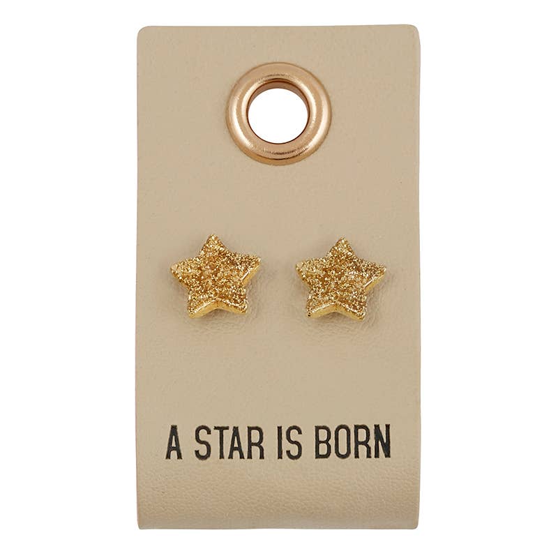 A Star is Born Gold Earrings - Favorite Little Things Co