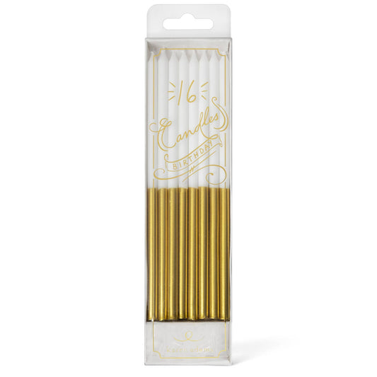 White & Gold Candles