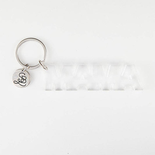 Clear Acrylic Mama Word Keychain - Favorite Little Things Co