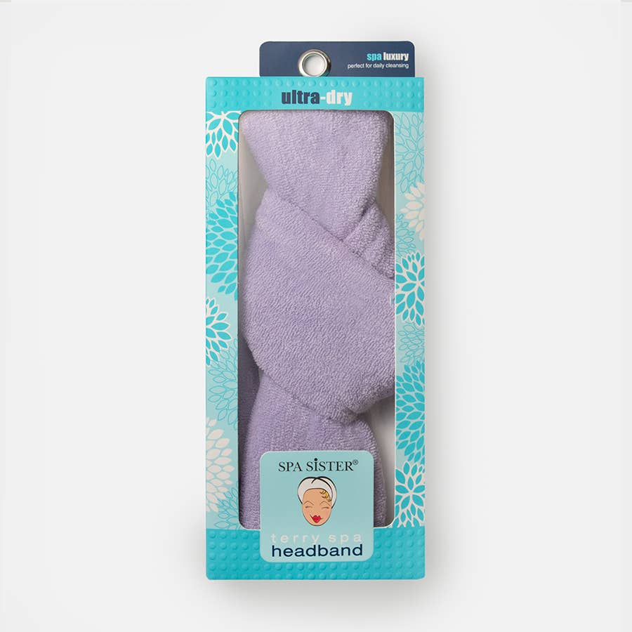 Terry-Knot Spa Headbands - Multiple Colors