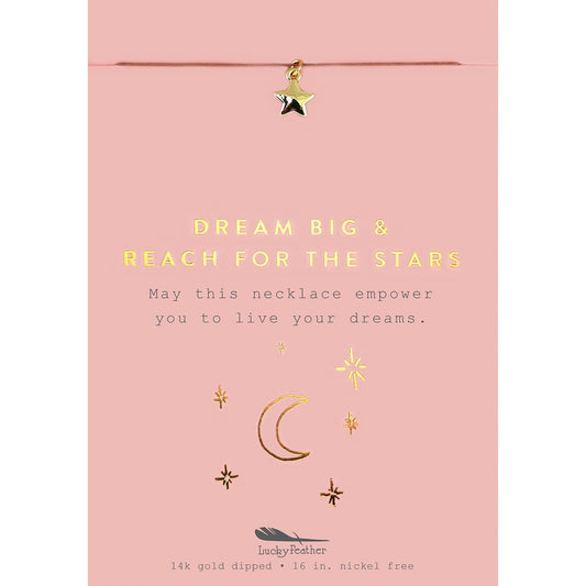 Dream Big Gold Star Necklace - Favorite Little Things Co